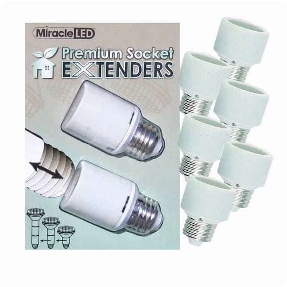 Miracle Led U.L. Listed 1",Stackable Porcel,PK6 602221