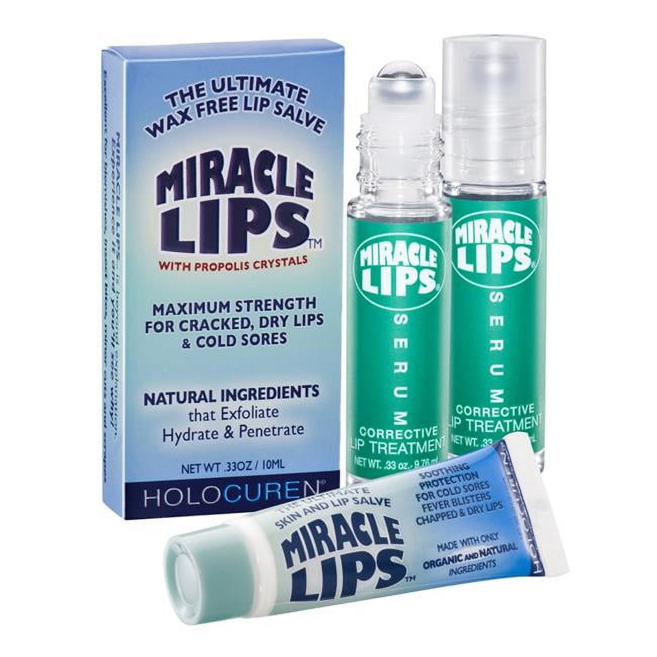 Miracle Lips Organic 2in1 Lip Scrub and Balm