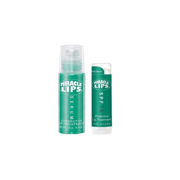 Miracle Lips Serum and Miracle Lips SPF 15 Lip Balm Correct and Protect