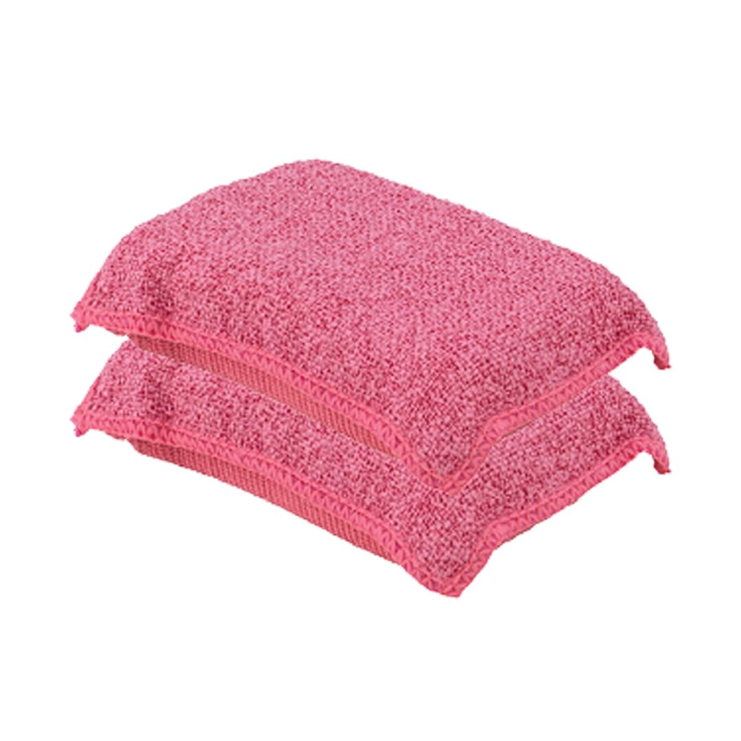 Micro Sponge Miracle Microfiber Scrubbing Sponge, Red Extra Scrubbing Power Sponge ...