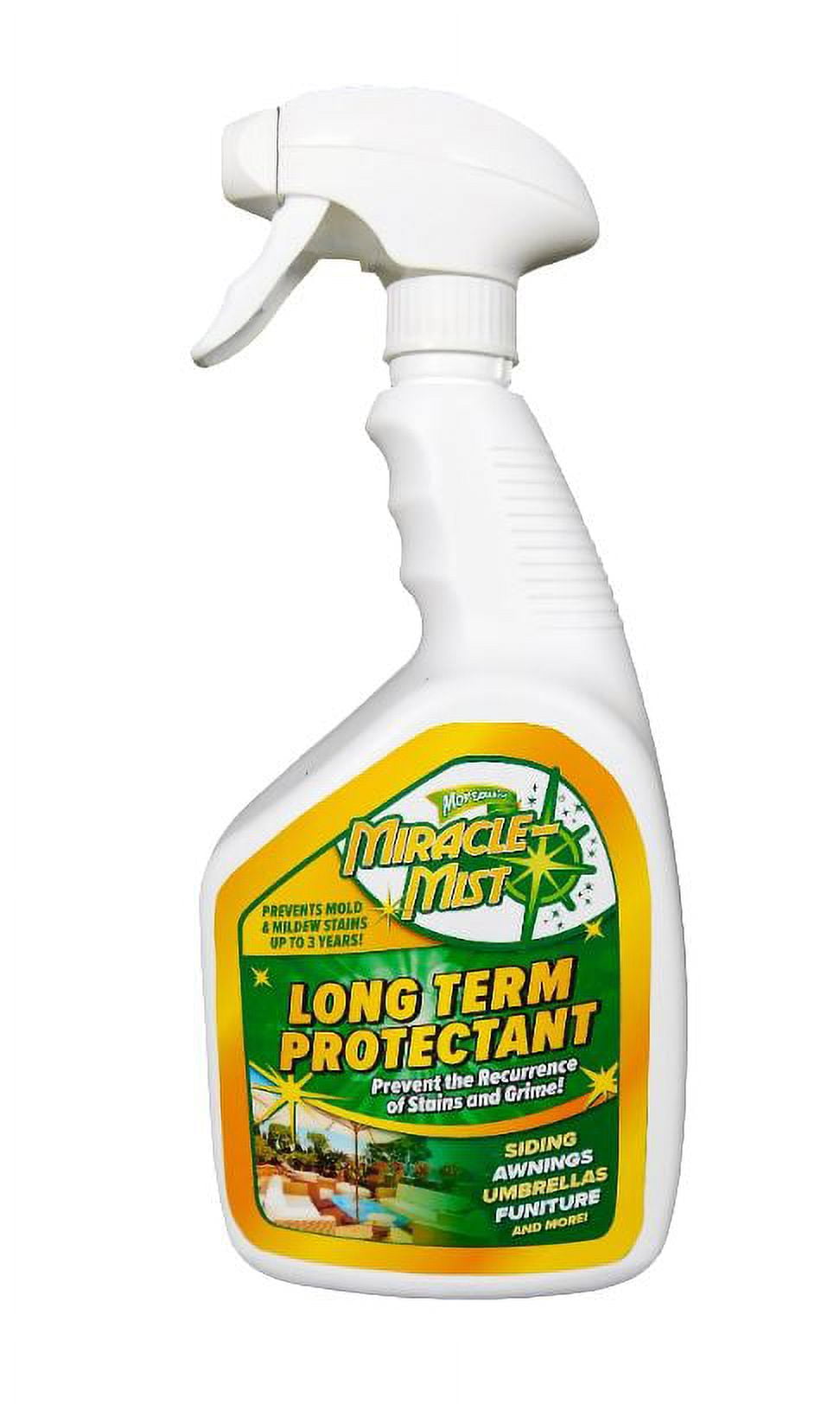 Miracle Mist Long-Term Protectant (LTP) Spray, Prevents Mold, Mildew, and Algae Growth for RV, Campervan, and Boat Exterior and Interior, 32 oz