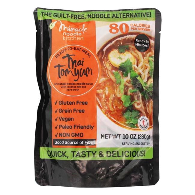 Miracle Noodle  280 g Meal Thai Tomyum Soup Ready to Eat, Pack of 6