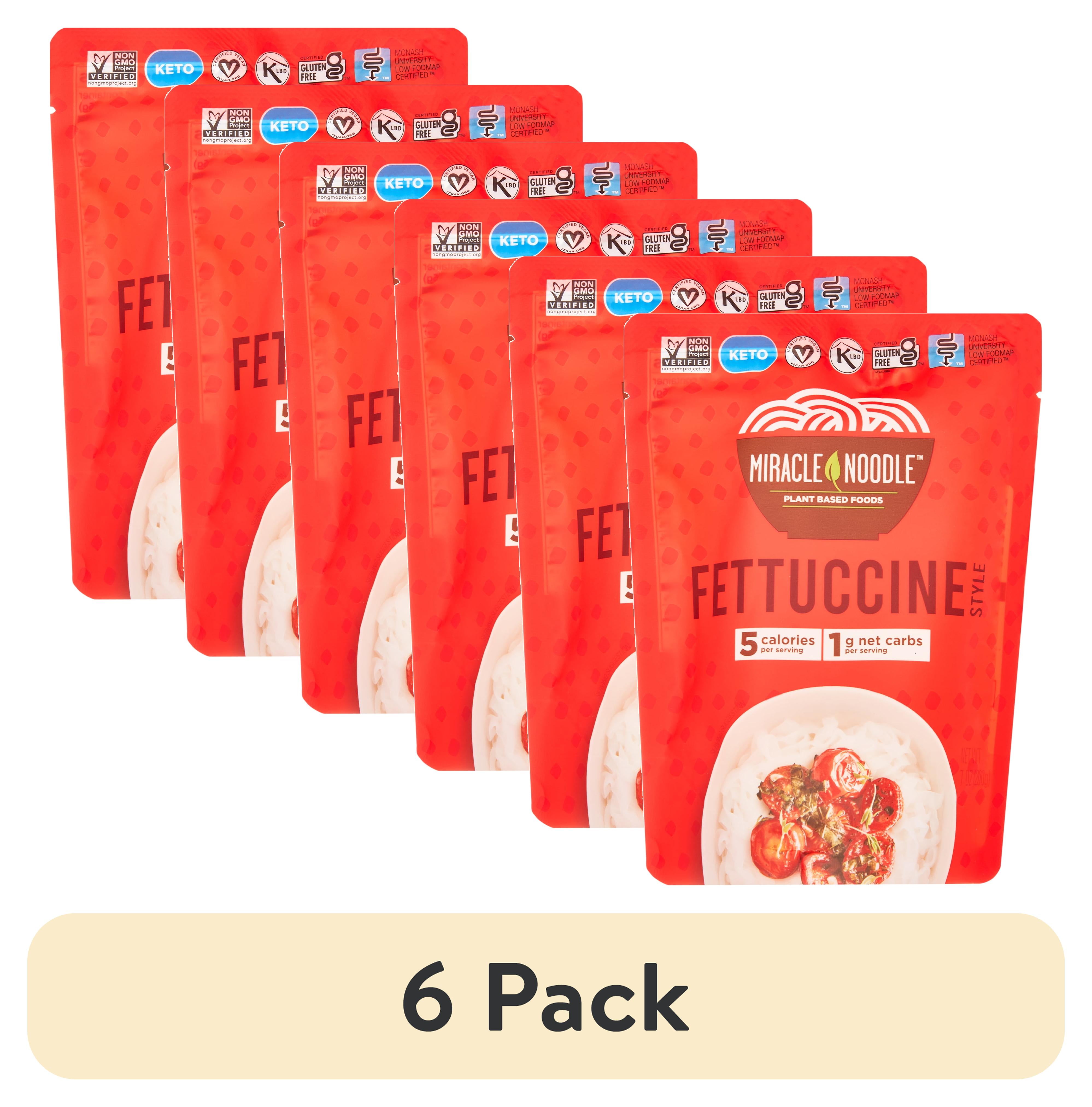 (6 pack) Miracle Noodle Fettuccine Style Noodles