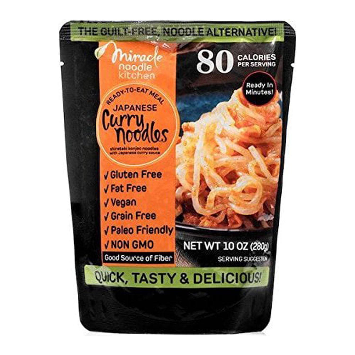 Miracle Noodle Gluten Free Ready to Eat Meals, Japanese Curry, 6 Count