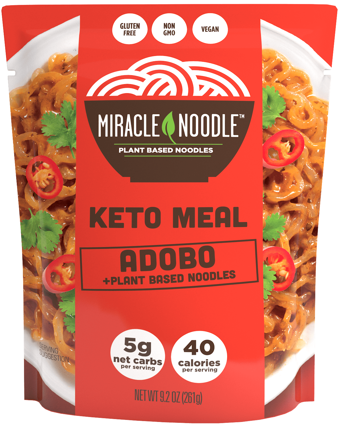 Miracle Noodle Keto Meal Adobo 9.2 oz (Pack of 6)