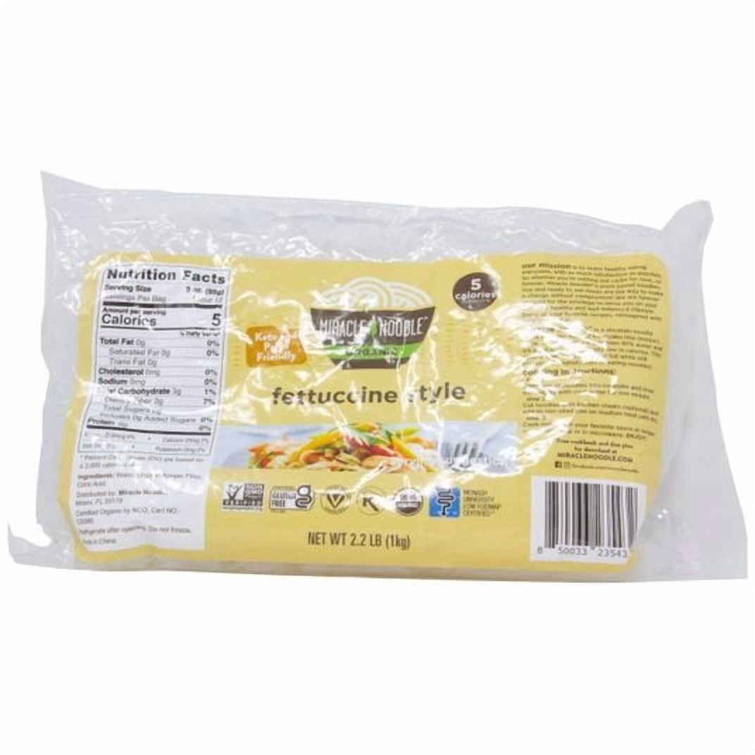 Miracle Noodle Miracle Noodle, Fettuccine, Organic-2.2 lb