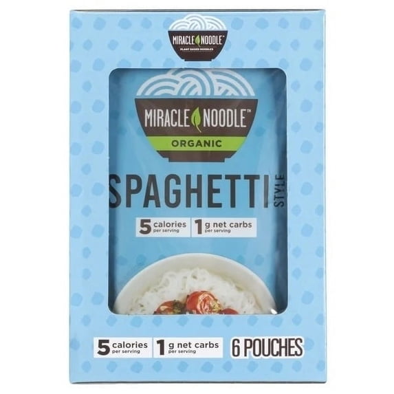 Miracle Noodle Organic Spaghetti Style 7 Ounce (Pack of 6)