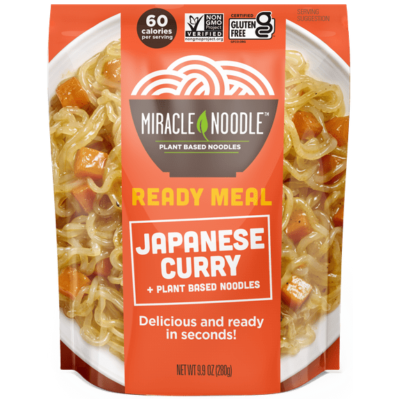 Miracle Noodle Ready to Eat Japanese Curry Noodles, 10 oz