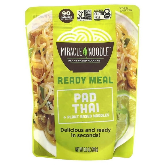 Miracle Noodle Ready to Eat Meal Pad Thai 9.9 oz Pack of 2