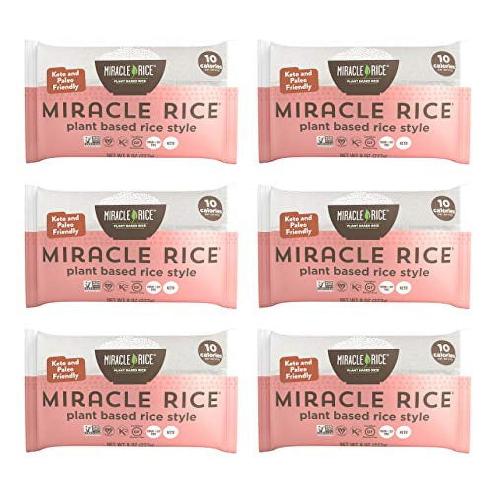 Miracle Noodle Miracle Rice Konjac Rice, Keto Rice, PlantBased