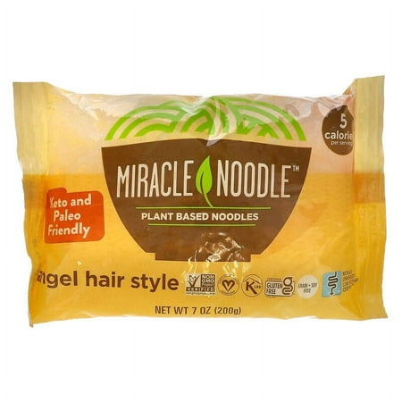 Miracle Noodle - Shirataki Pasta Angel Hair - 7 oz 2 Pack