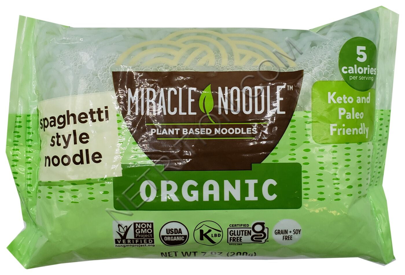 Miracle Noodle Shirataki Pasta Organic Spaghetti 7 oz.