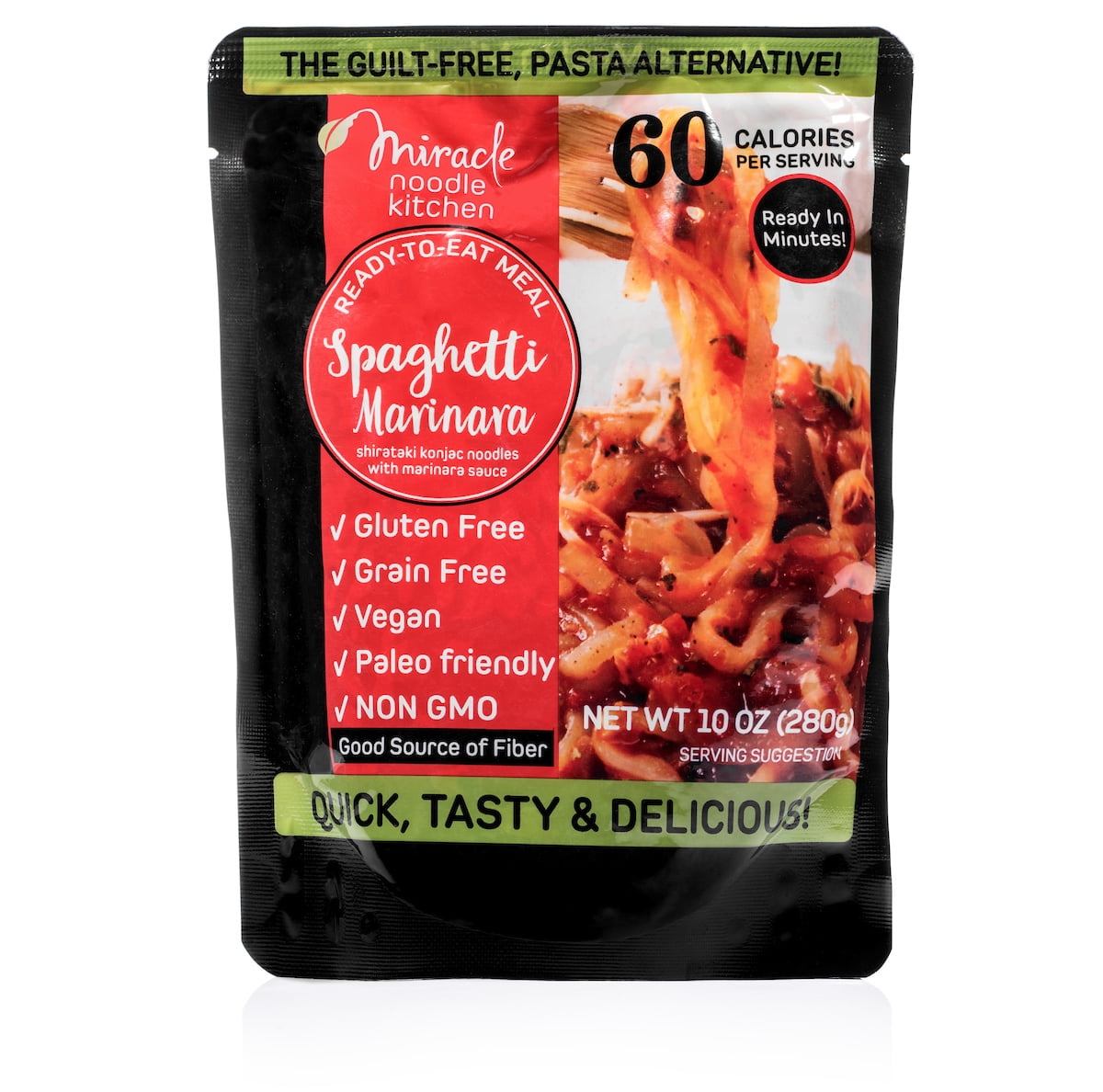 Miracle Noodle Ready in Minutes Spaghetti Marinara with Shirataki Noodles, 10 oz