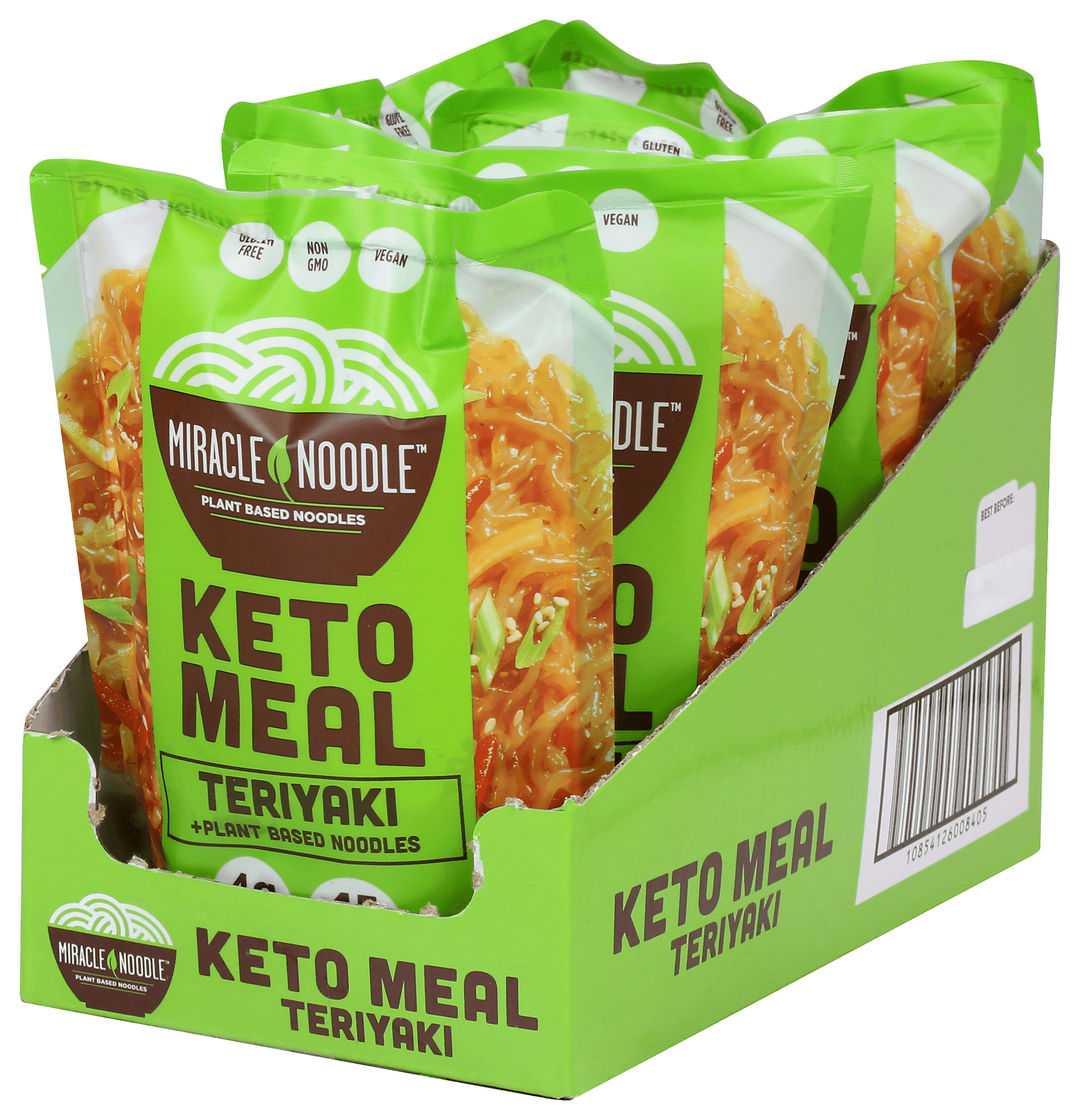 MiracleNight Miracle Noodle Teriyaki Keto Meal, Gluten-Free, Vegan, Low Carb