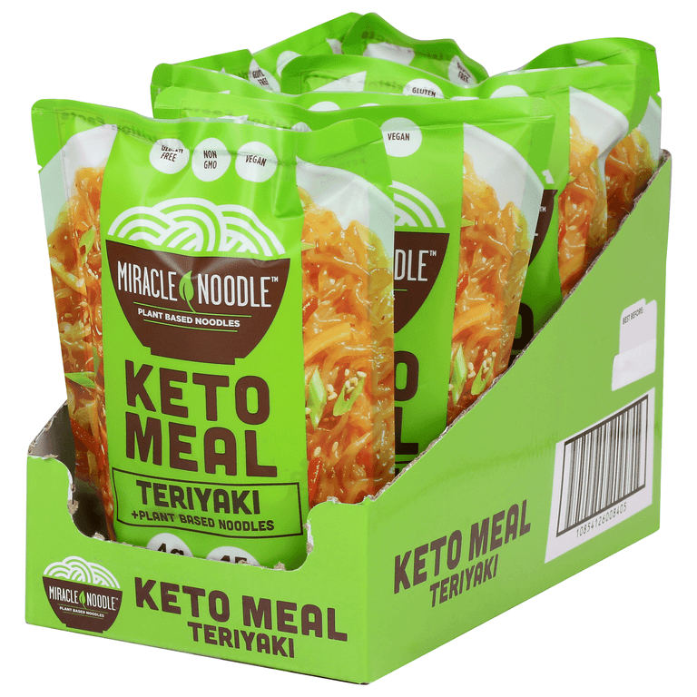 Miracle Noodle Teriyaki Keto Meal, Gluten-Free, Vegan, Low Carb