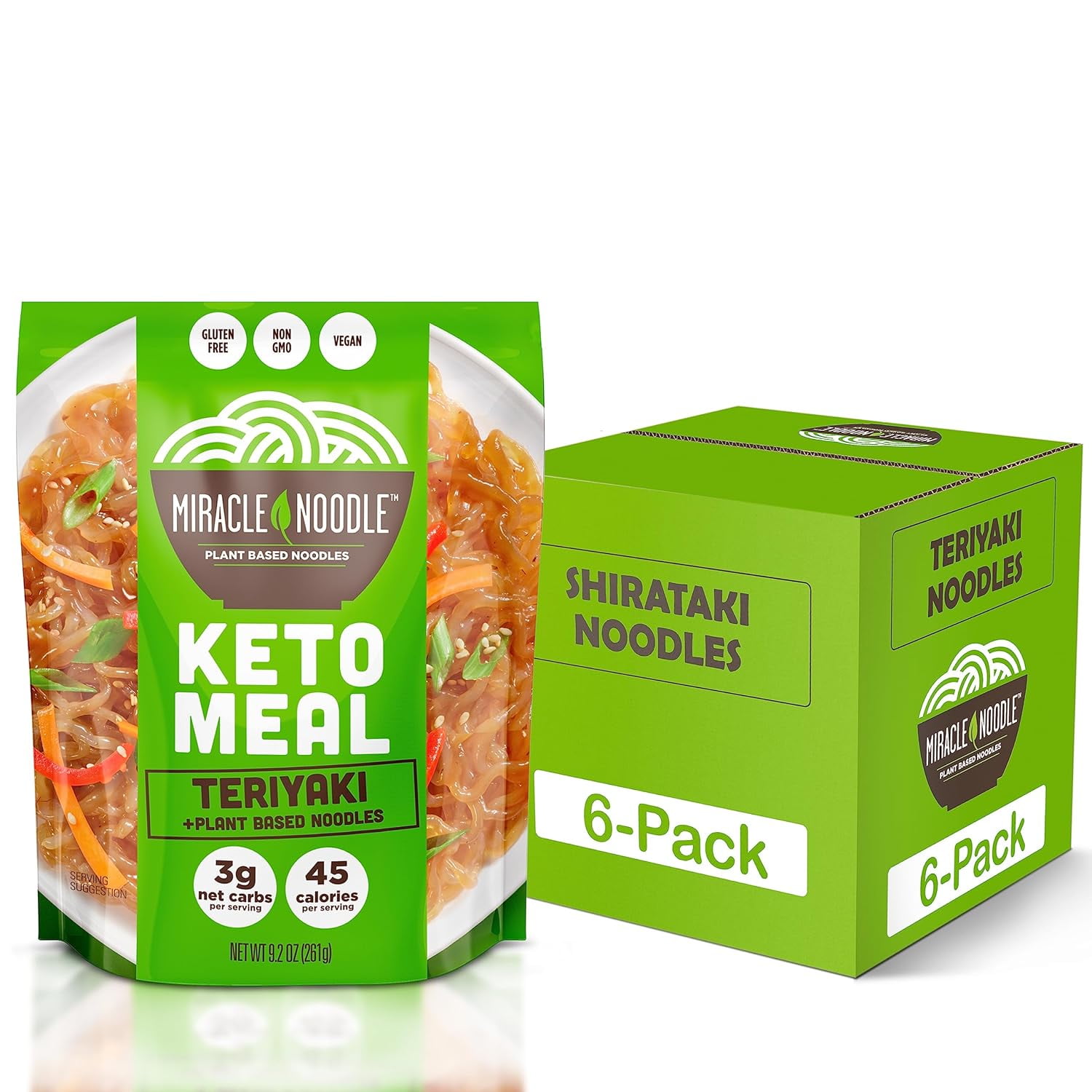 Miracle Noodle Teriyaki Noodles Plant Based Vegan Teriyaki Noodles