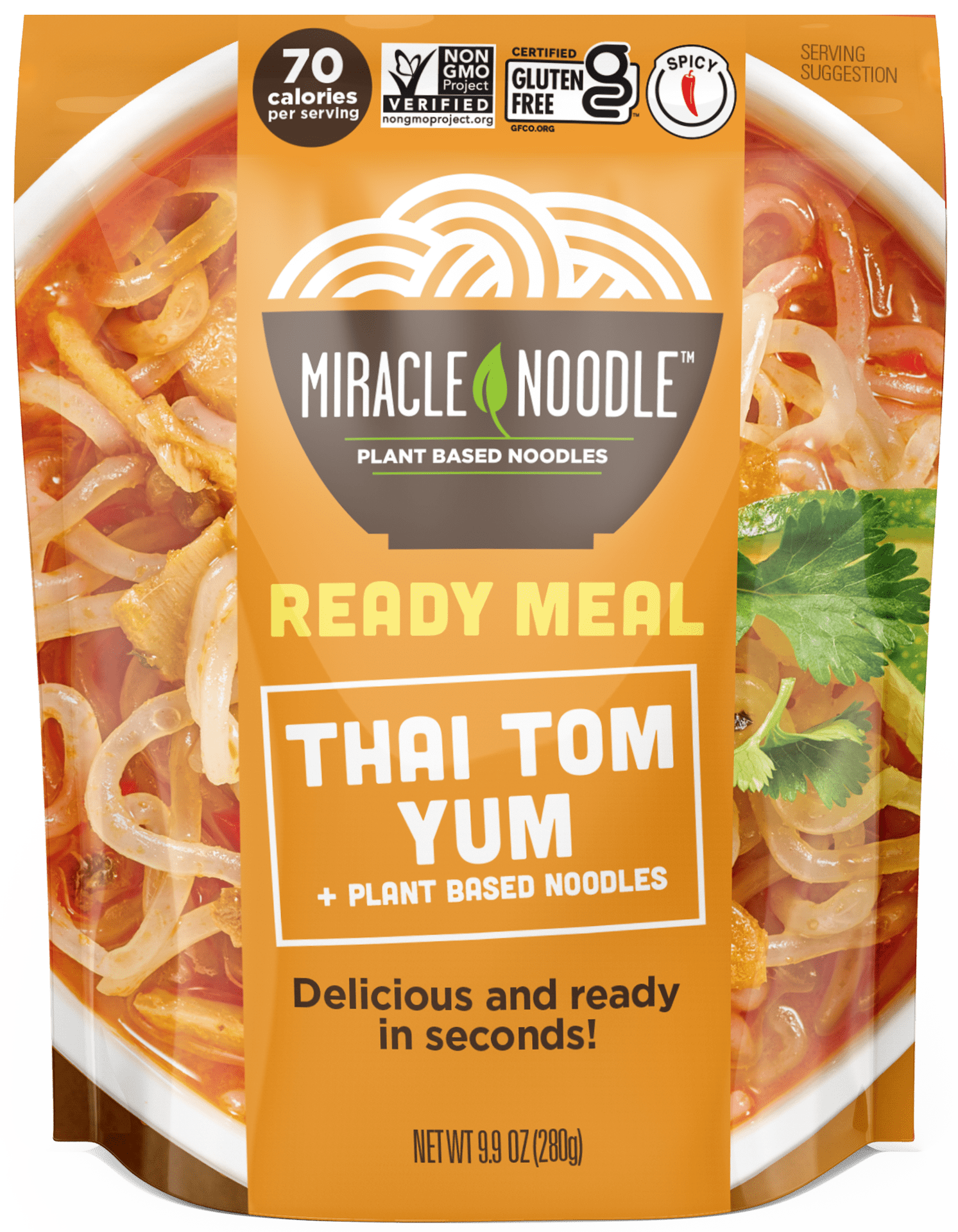 Miracle Noodle Thai Tom Yum Soup with Shirataki Noodle, 10 oz