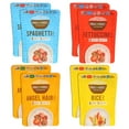 thumbnail image 1 of Miracle Noodle Variety Pack Ready to Eat Noodles (Angel Hair, Fettuccine, Spaghetti & Rice) 2 Bags Each, 8-Pack, 1 of 11