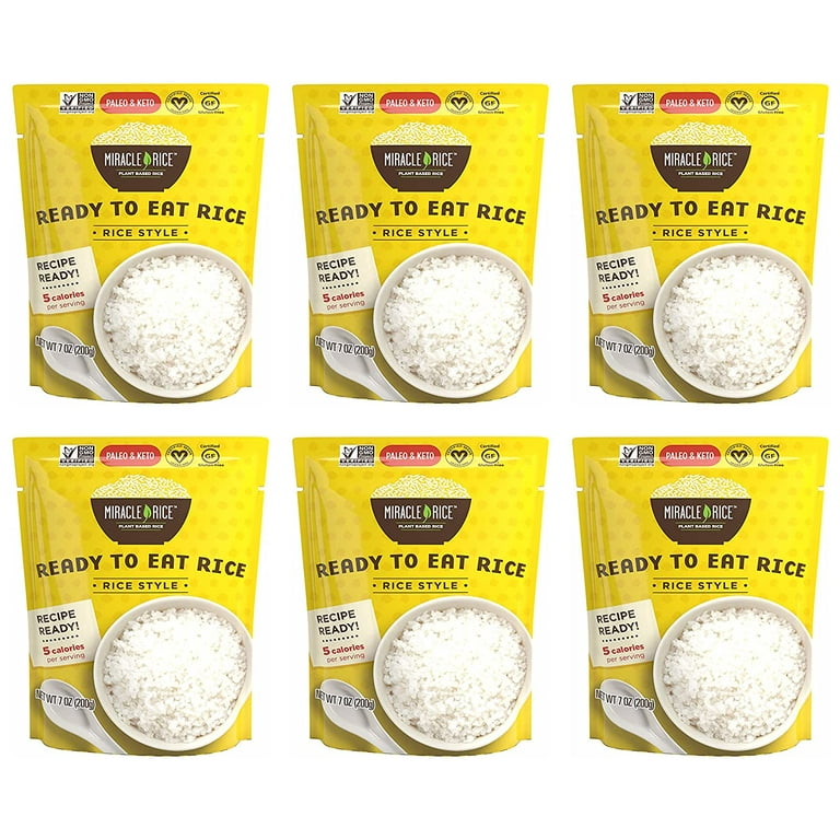 ONETANG Organic Shirataki Konjac Rice Pasta 5 Pack Vegan Low Calorie Food  Glu