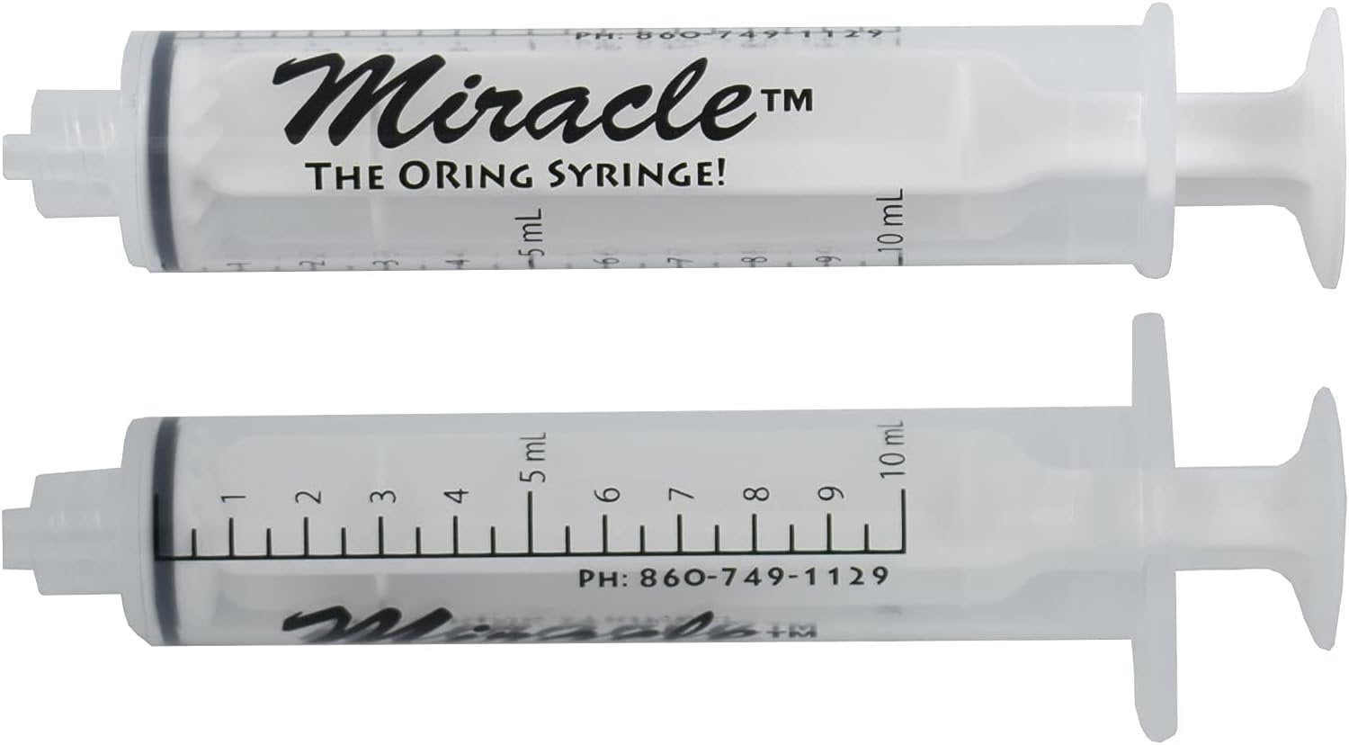 Miracle Oring Syringe- 10 ml Luer Lock Syringe- Package Contains 8 Individually Wrapped Sterile Oring Syringes for Handfeeding Animals, Administering Supplements, Measuring Liquids, and More
