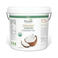 thumbnail image 1 of Miracle Palm Virgin Coconut Oil - Raw and Organic Coconut Oil - Coconut Oil for Skin, Hair, Cooking & Baby Care - Unrefined Coconut Oil for Baking, Sautéing & Stir Frying - 1 Gallon Pure Coconut Oil, 1 of 7