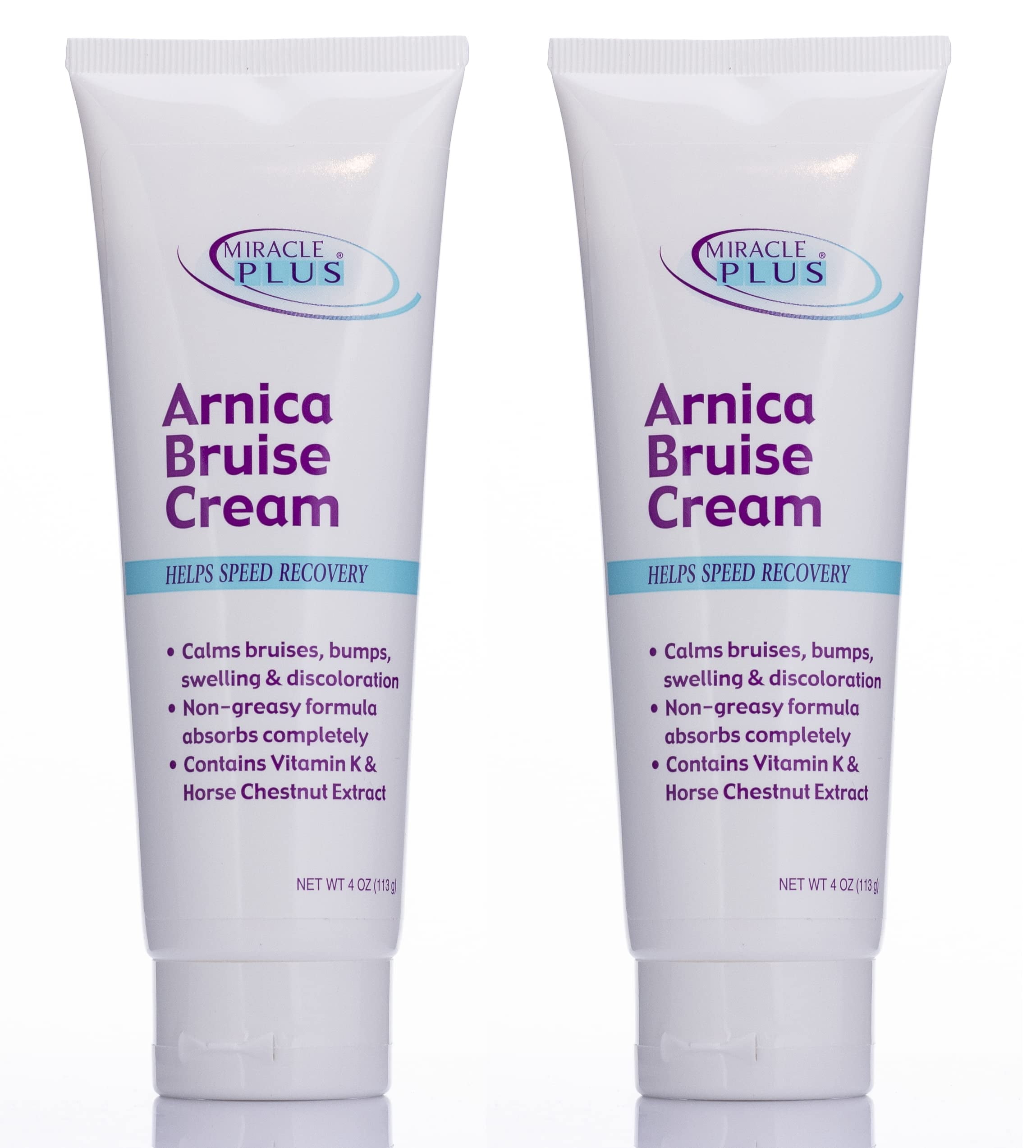 Miracle Plus Arnica Bruise Cream for Bruising, Swelling, Discoloration