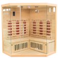 thumbnail image 1 of Far Infrared Miracle Sauna - Spacious 4 Person Corner Sauna, 1 of 4
