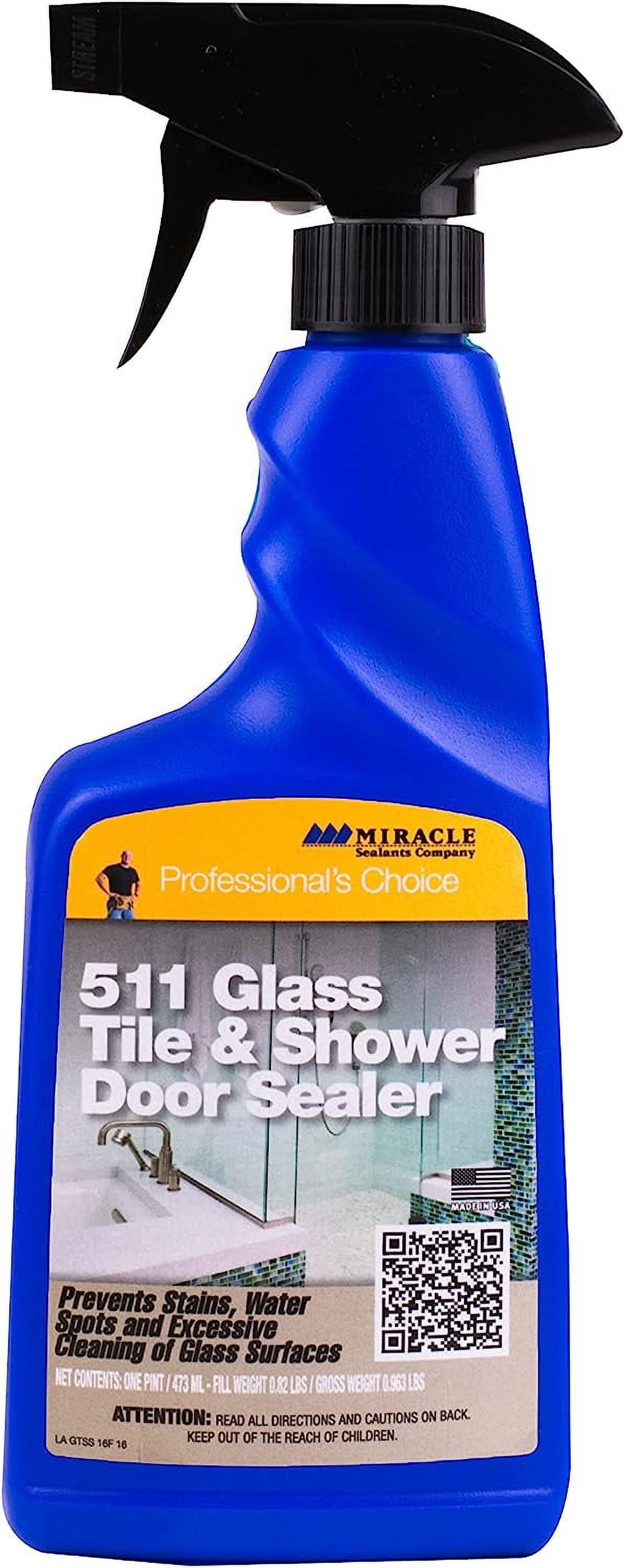 Miracle Sealants 511 Glass Tile & Shower Door Sealer Spray, 16 oz