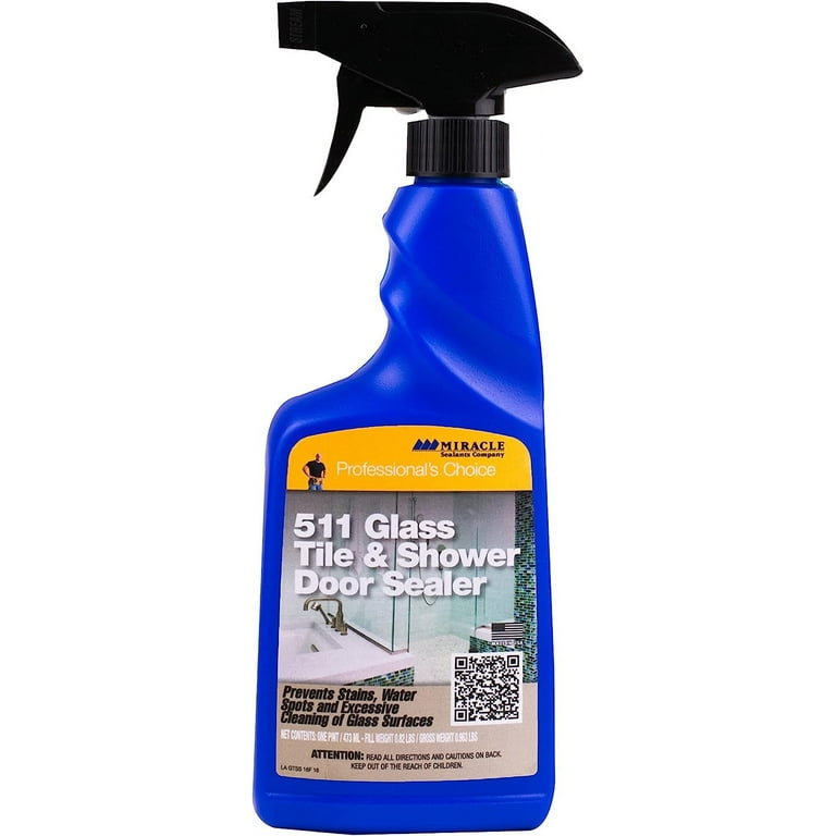 Miracle Sealants GTSS16OZ6 511 Glass Tile & Shower Door Sealer Spray, 16 oz  