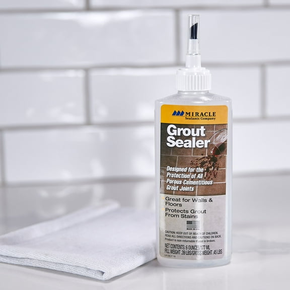 Miracle Sealants 6oz Clear Penetrating Grout Sealer