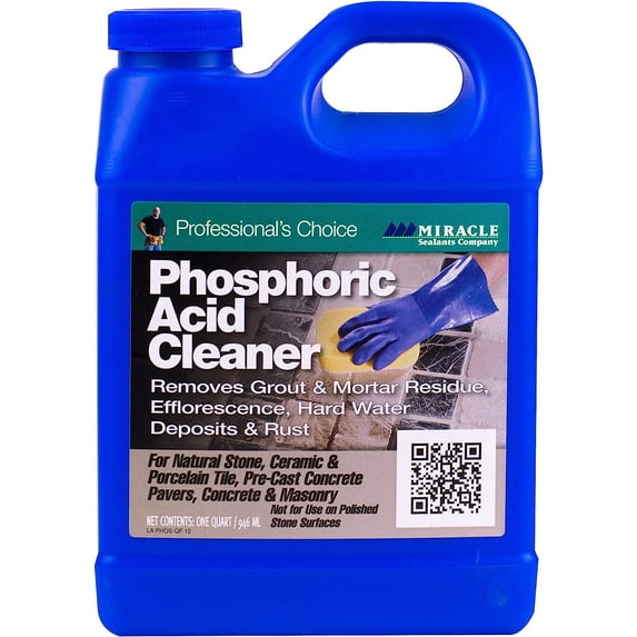 Miracle Sealants Phosphoric Acid Cleaner Quart for cast surfaces and masonry