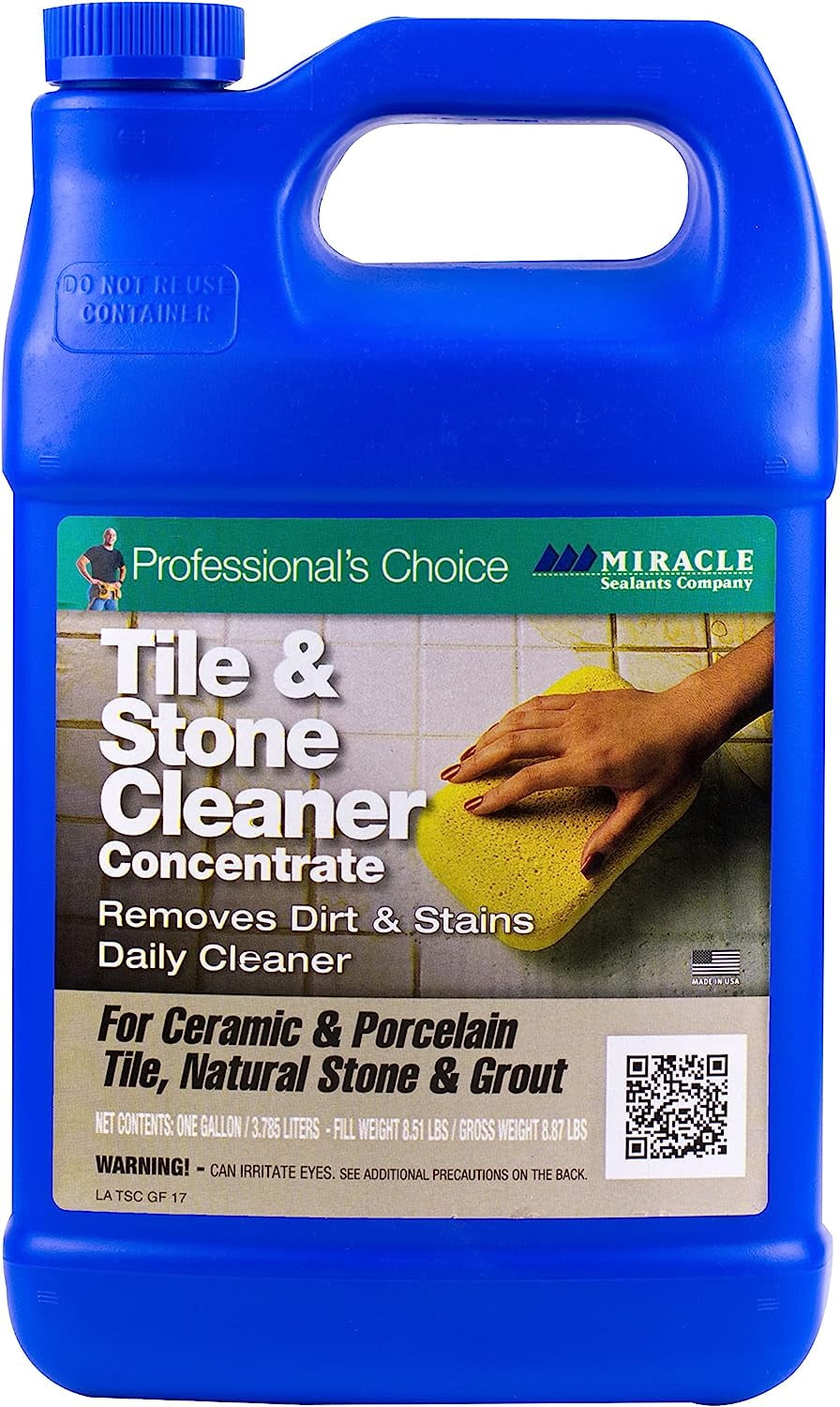  Zep Grout Cleaner and Brightener - 32 oz (Case of 12) -  ZU104632 - Deep Cleaning Formula Removes Old Stains From Grout : Health &  Household