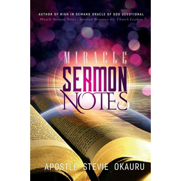Miracle Sermon Notes: spiritual resource for church leaders, (Paperback)