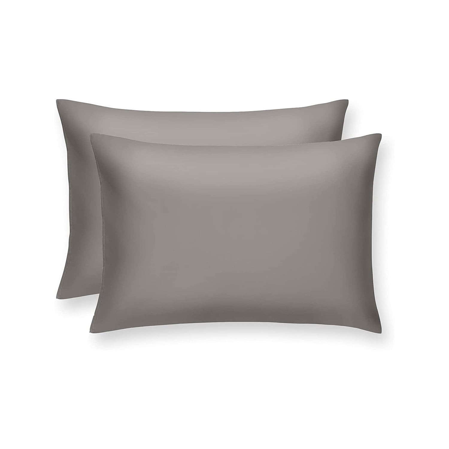 Miracle Signature King Size 350 Thread Silver Infused Pillowcase Set, Stone