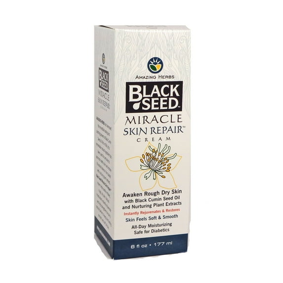 Miracle Skin Repair Cream by Amazing Herbs - 6 Fluid Ounces