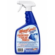 Miracle Spritz Solar Panel Cleaner - 32oz High-Efficiency Formula, Streak-Free, Protective Finish, Easy-to-Use, Cleans at Least 1900 ft