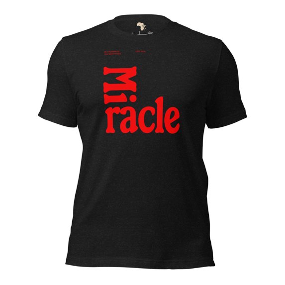 Miracle Unisex t-shirt (Black Heather, L)