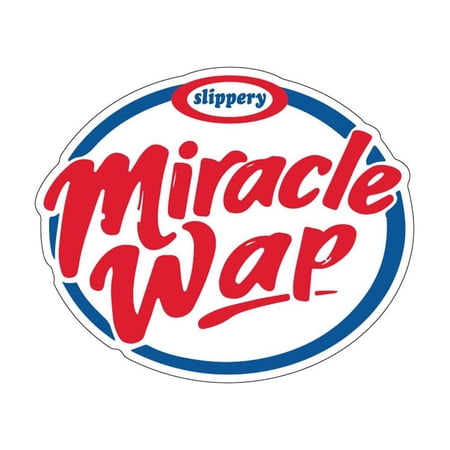 Miracle WAP Vinyl Sticker Decal (3.75" x 4.5") | Peel & Stick | Funny, Humor, Gift, Humorous, Sarcastic, Food, Drinks