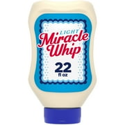 Miracle Whip Light Mayo-Like Dressing Squeeze Bottle, 22 fl oz
