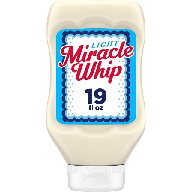 Miracle Whip Light Mayo-like Dressing 19 fl oz Bottle (Pack of 2)