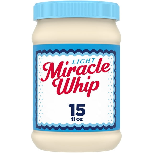Miracle Whip Light Mayo-like Dressing Jar 15 fl oz (Pack of 2)