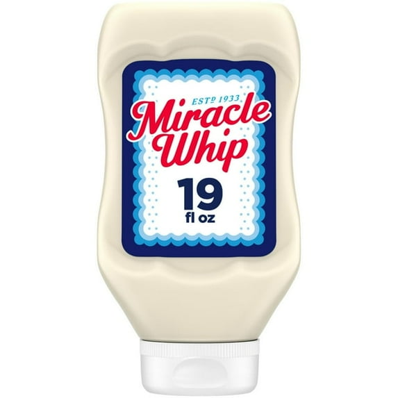 Miracle Whip Mayo-like Dressing Squeeze Bottle 19 fl oz (Pack of 2)