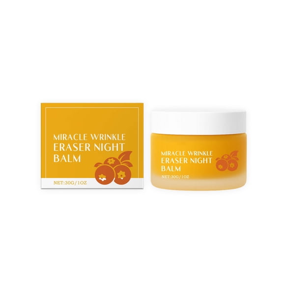 Miracle Wrinkle Eraser Night Balm, Gentle Formula Helps Minimize the Appearance of Fine Lines and Wrinkles, Support Nighttime Anti-Aging Care, Ideal for Daily Facial Skincare