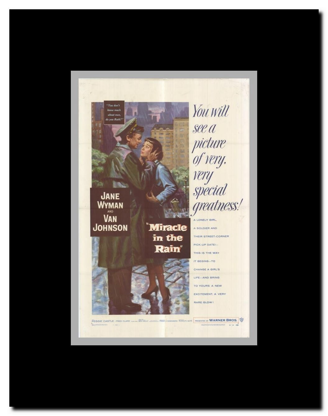 Miracle in the Rain Framed Movie Poster