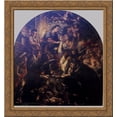 thumbnail image 1 of Miracle of St. Ildefonsus 20x20 Gold Ornate Wood Framed Canvas Art by Juan de Valdes Leal, 1 of 2