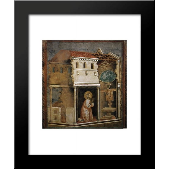 Miracle of the Crucifix 20x24 Framed Art Print by Giotto