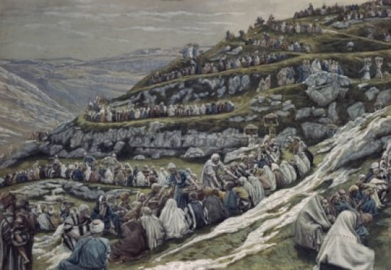 Miracle of the Loaves and Fishes James Tissot (1836-1902 French) Canvas Art - James Tissot (18 x 24)