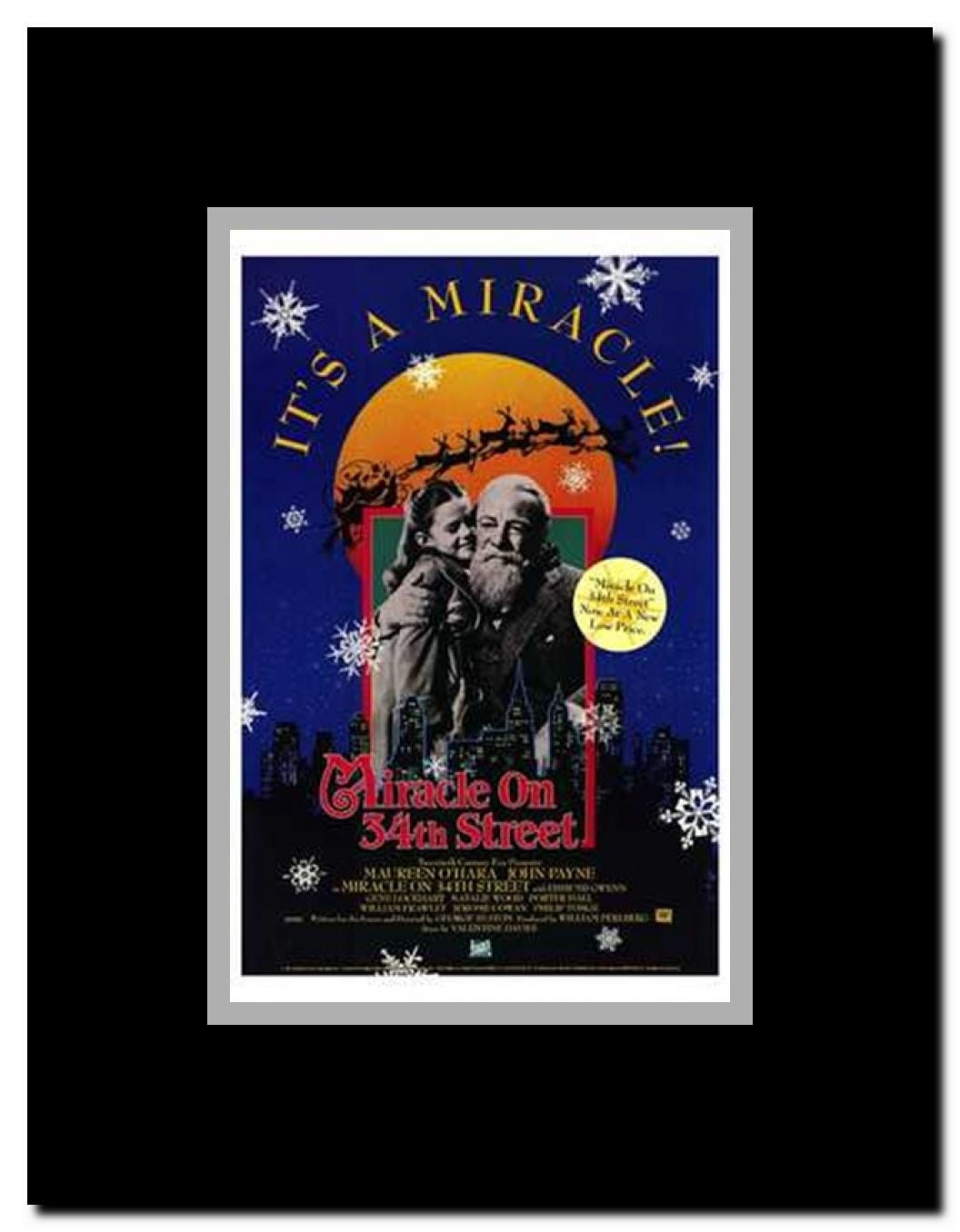 Miracle on 34Th Street Framed Movie Poster