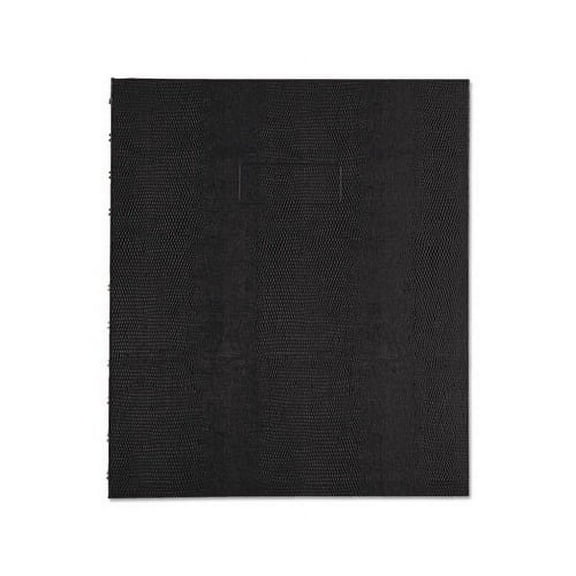 MiracleBind Notebook 1 Subject, Medium/College Rule, Black Cover, 11 x 9.06, 75 Sheets