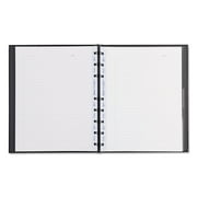 Blueline MiracleBind Notebook College/Margin 9 1/4 x 7 1/4 Black Cover 75 Sheets AF915081